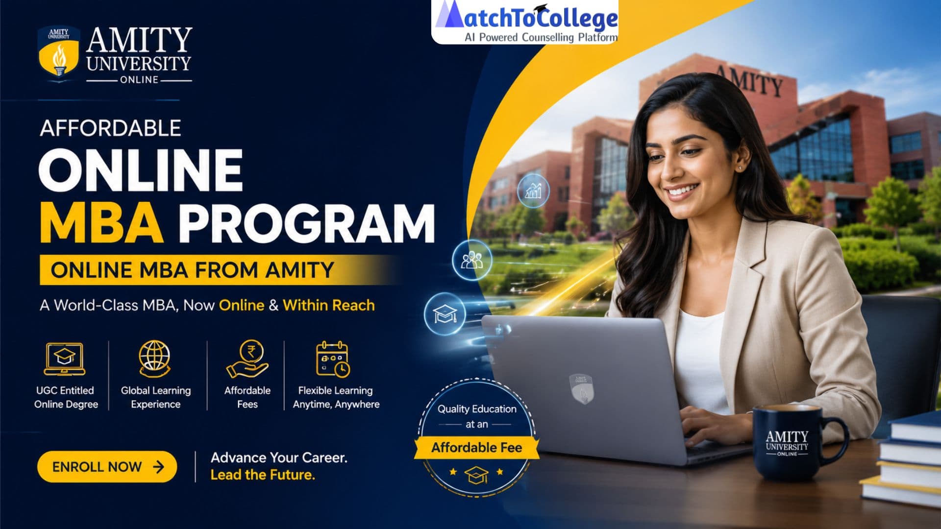 Amity Online MBA: Your Path to an Affordable Degree