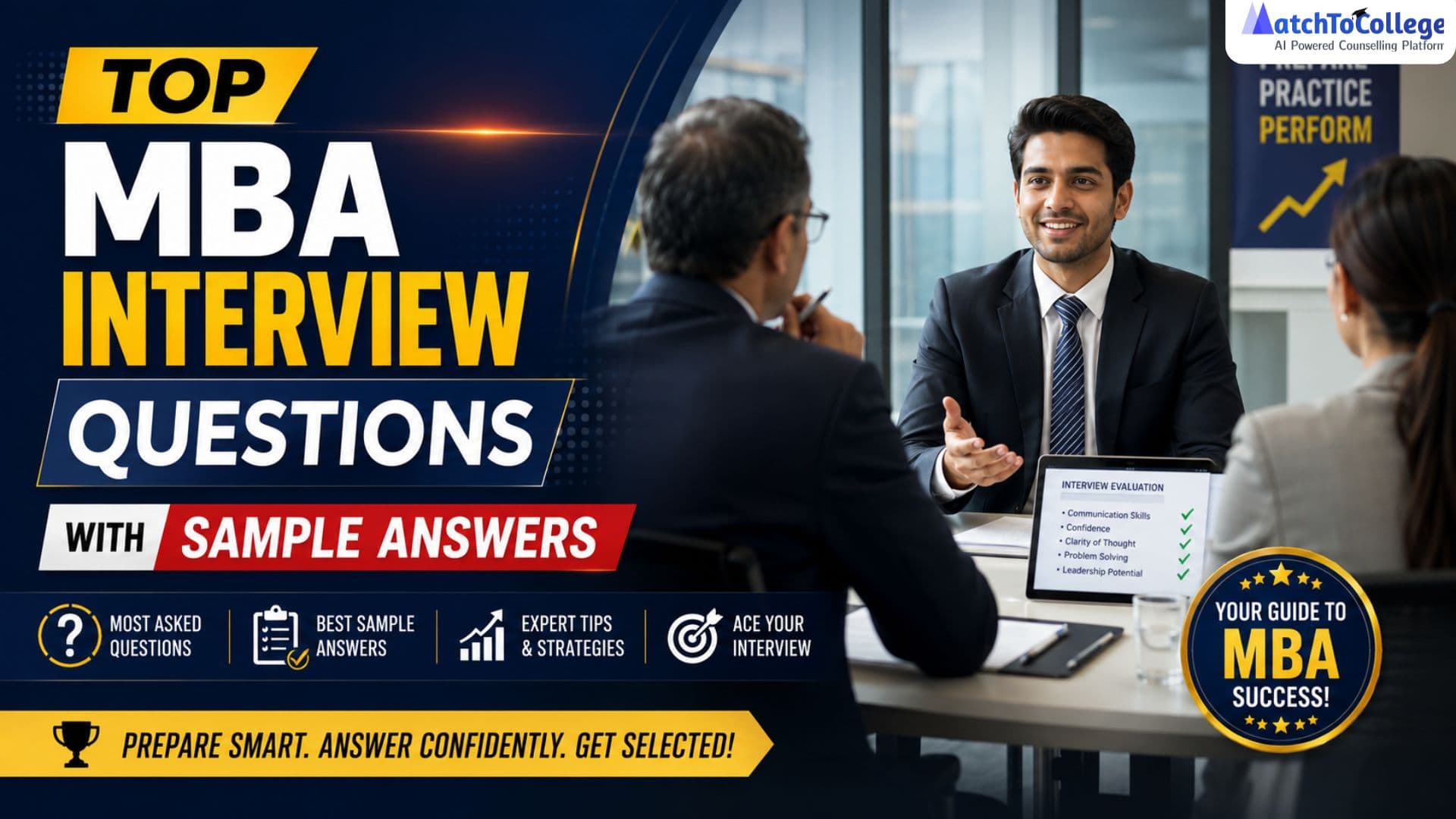 Top MBA Interview Questions & Sample Answers 2024