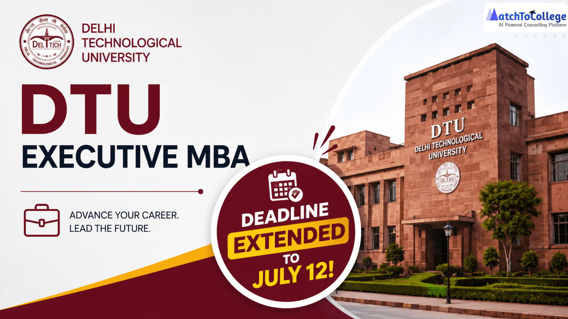DTU Executive MBA: Deadline Extended to July 12!