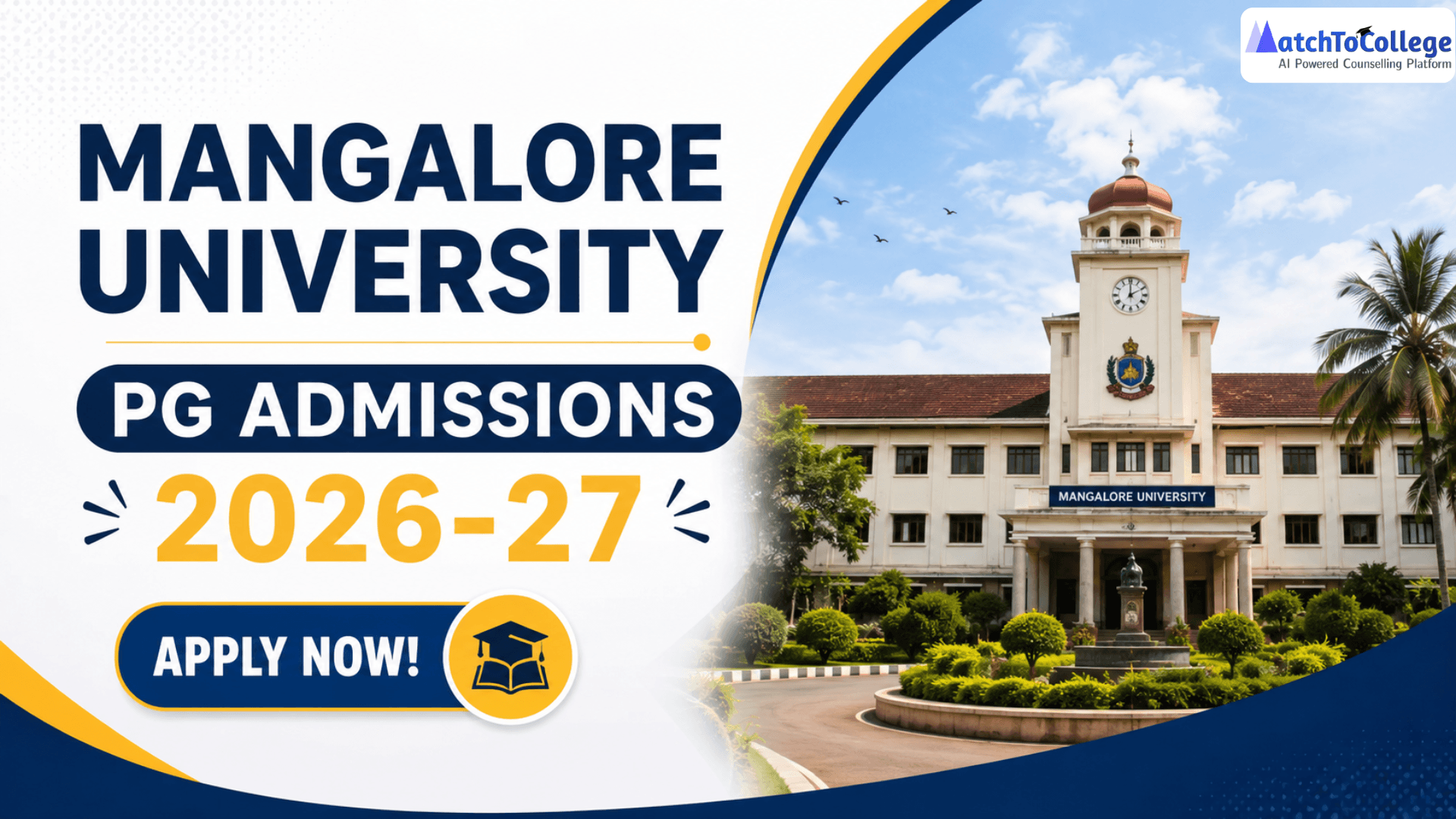 Mangalore University PG Admissions 2026-27: Apply Now!