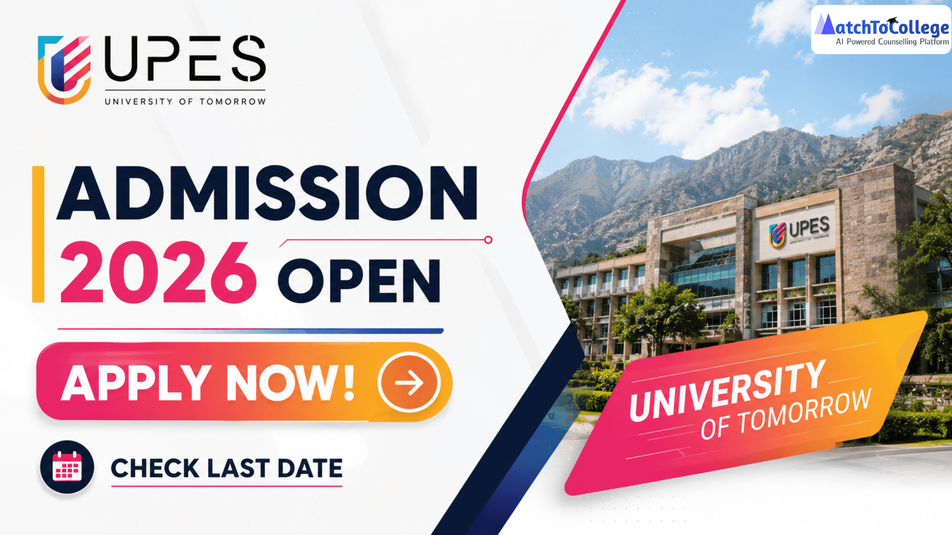 UPES Admission 2026 Open: Apply Now! Check Last Date