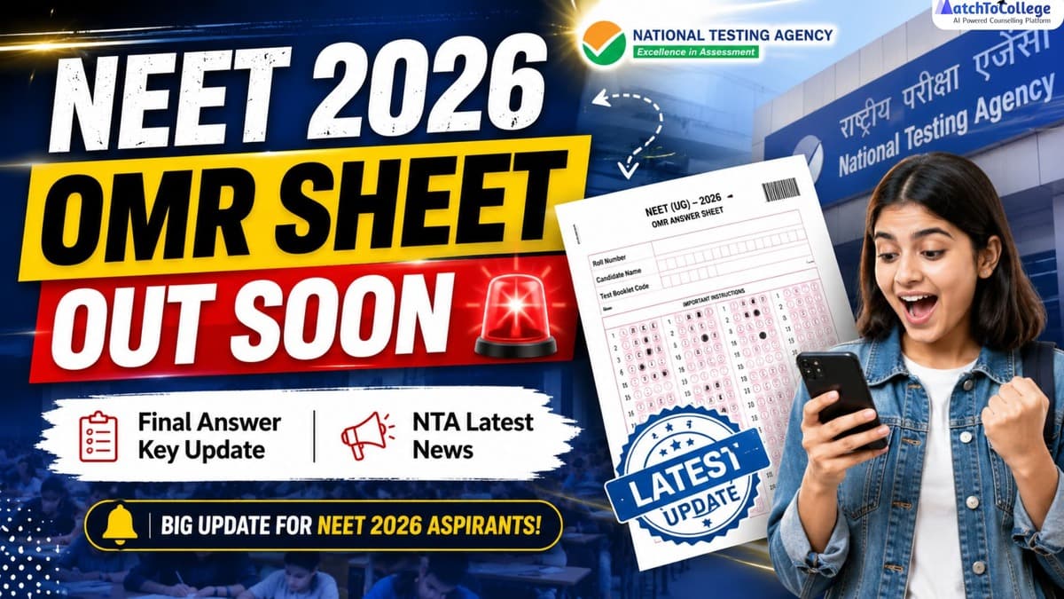 NEET 2026 OMR & Final Answer Key: NTA Urgent Update!