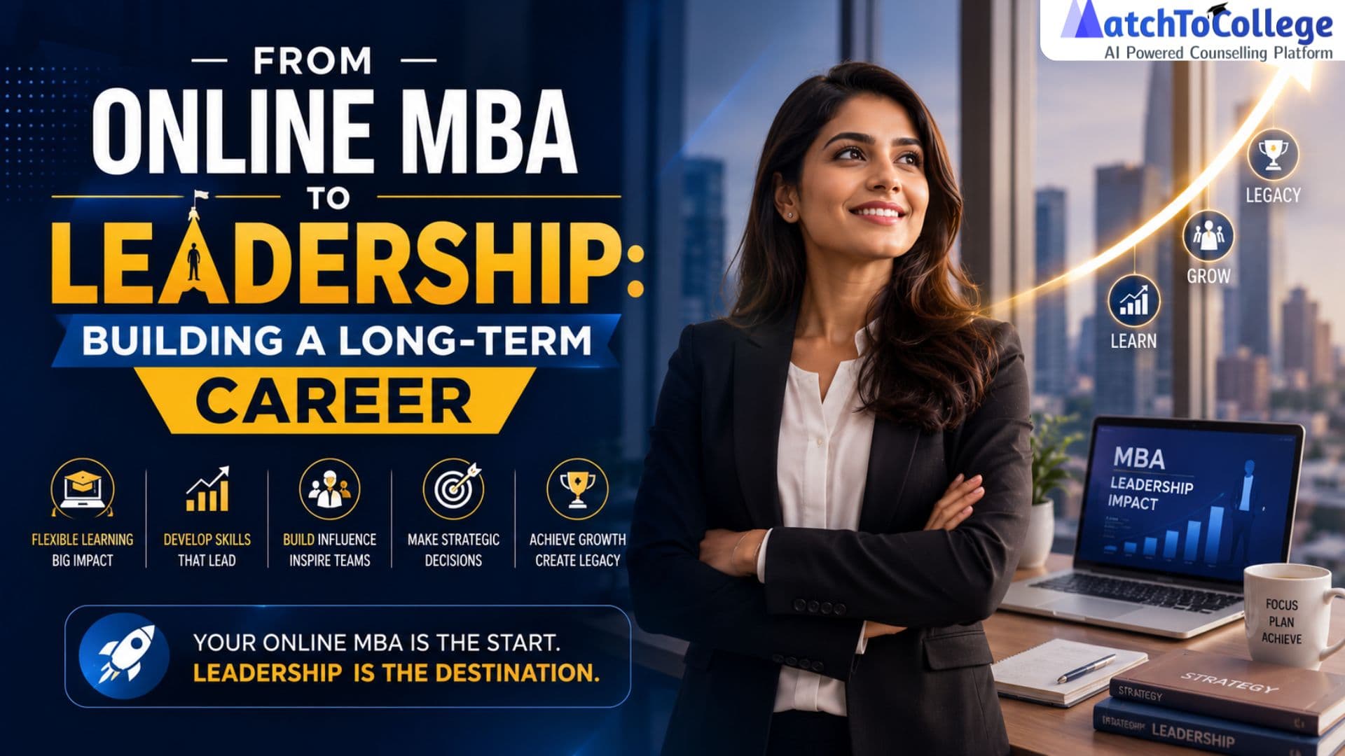 Online MBA to Leadership: Building a Long-Term Career