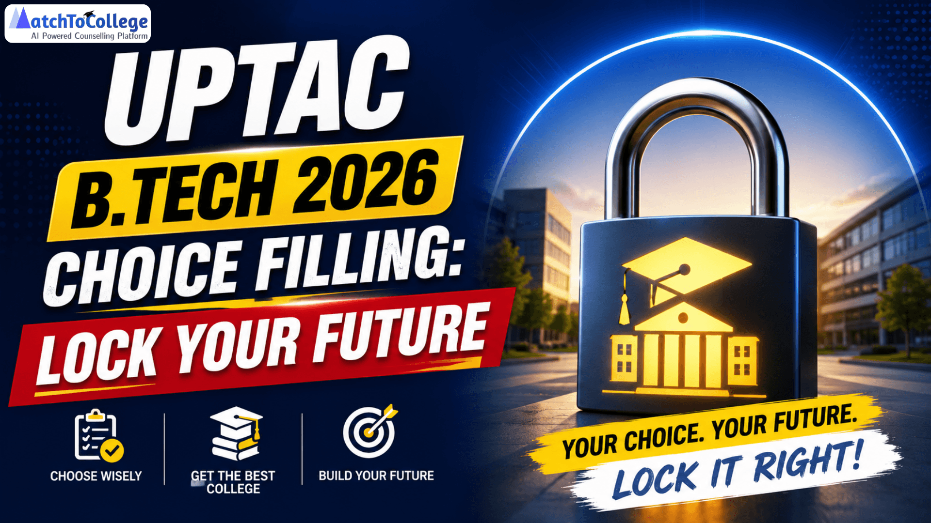 UPTAC B.Tech 2026 Choice Filling: Lock Your Future