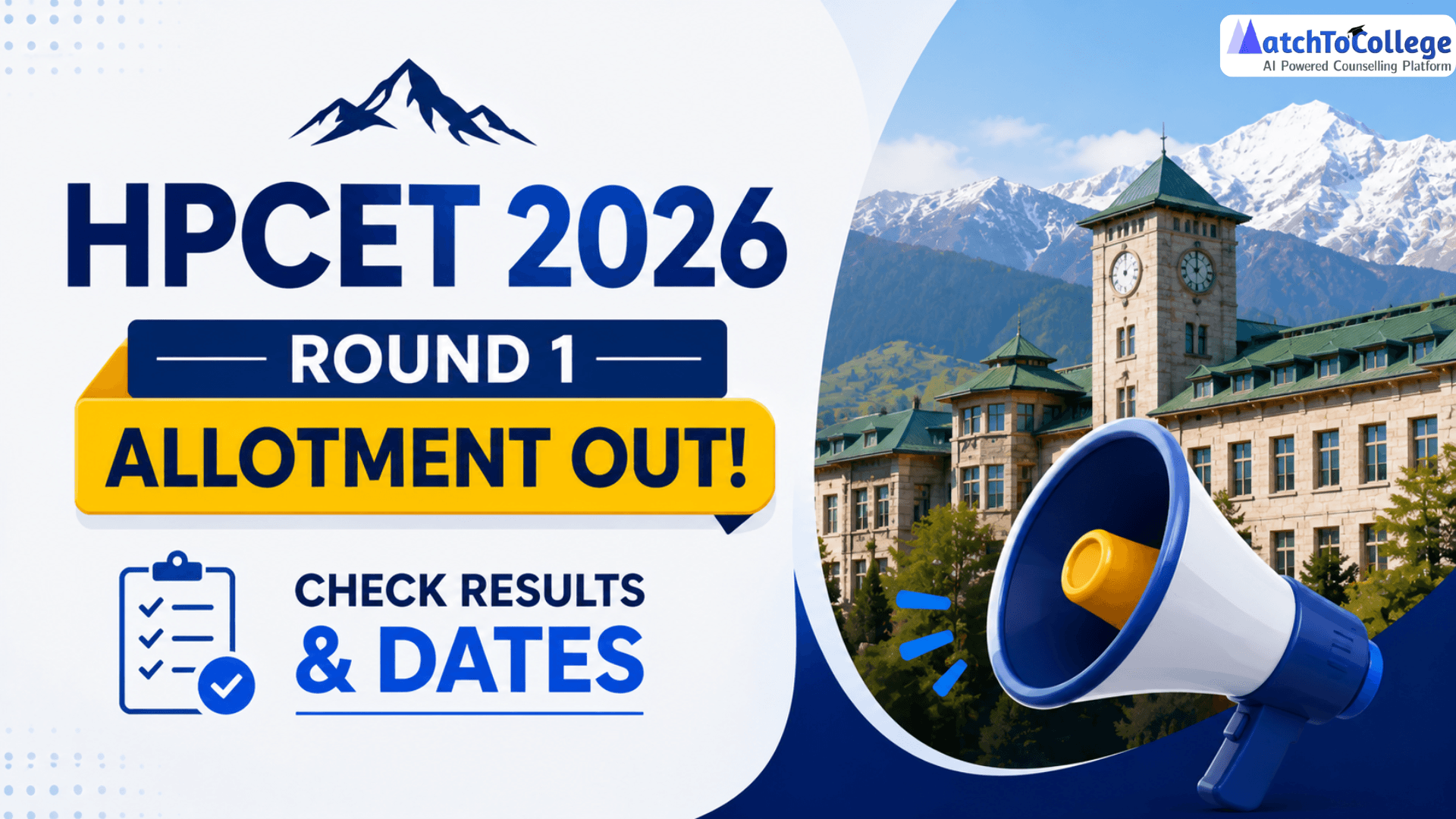 HPCET 2026 Round 1 Allotment OUT: Check Results & Dates