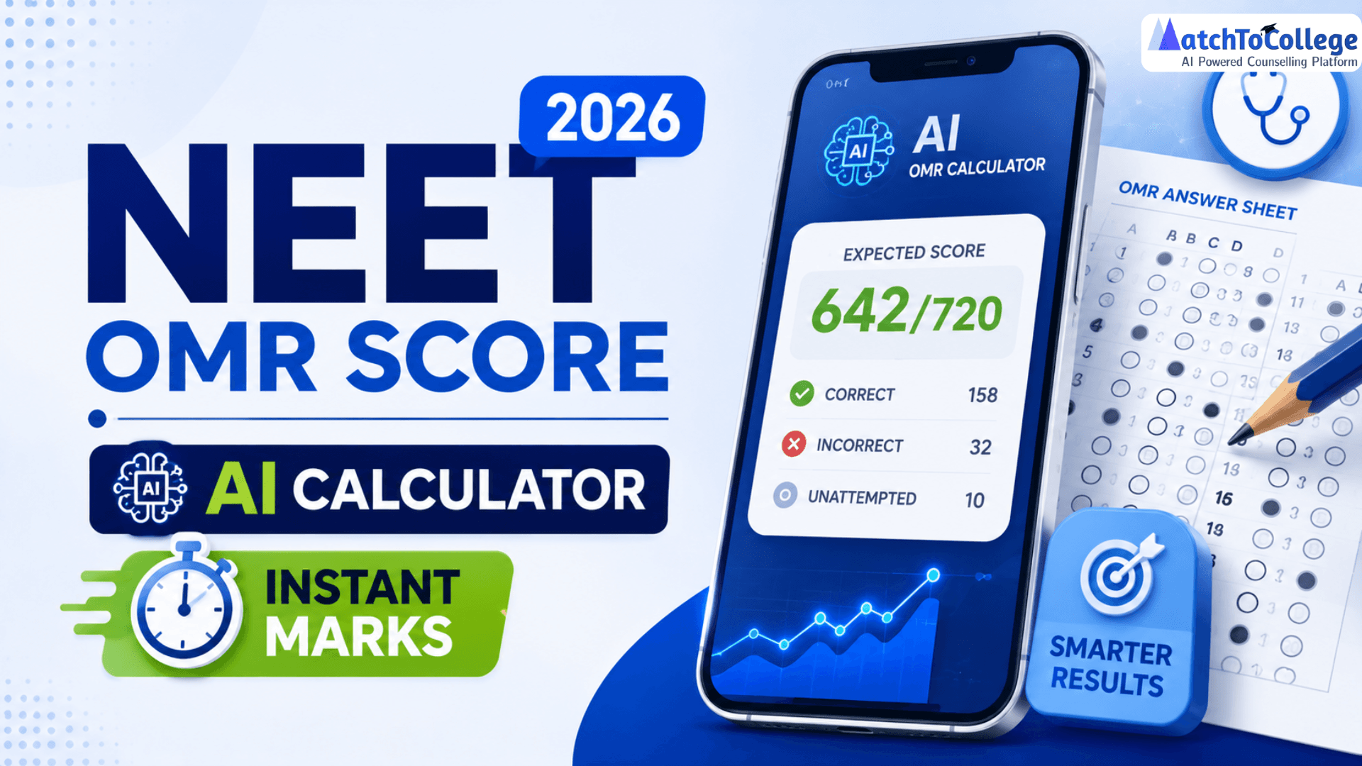 NEET OMR Score 2026: AI Calculator & Instant Marks