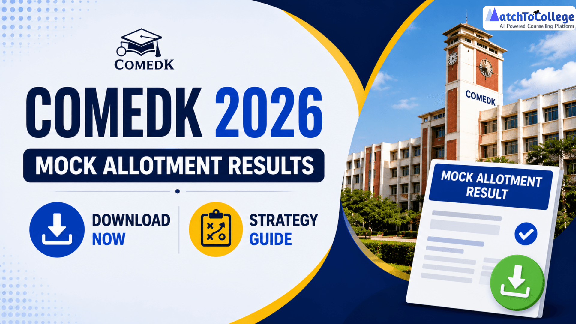 COMEDK 2026 Mock Allotment Results: Download & Strategy Guide