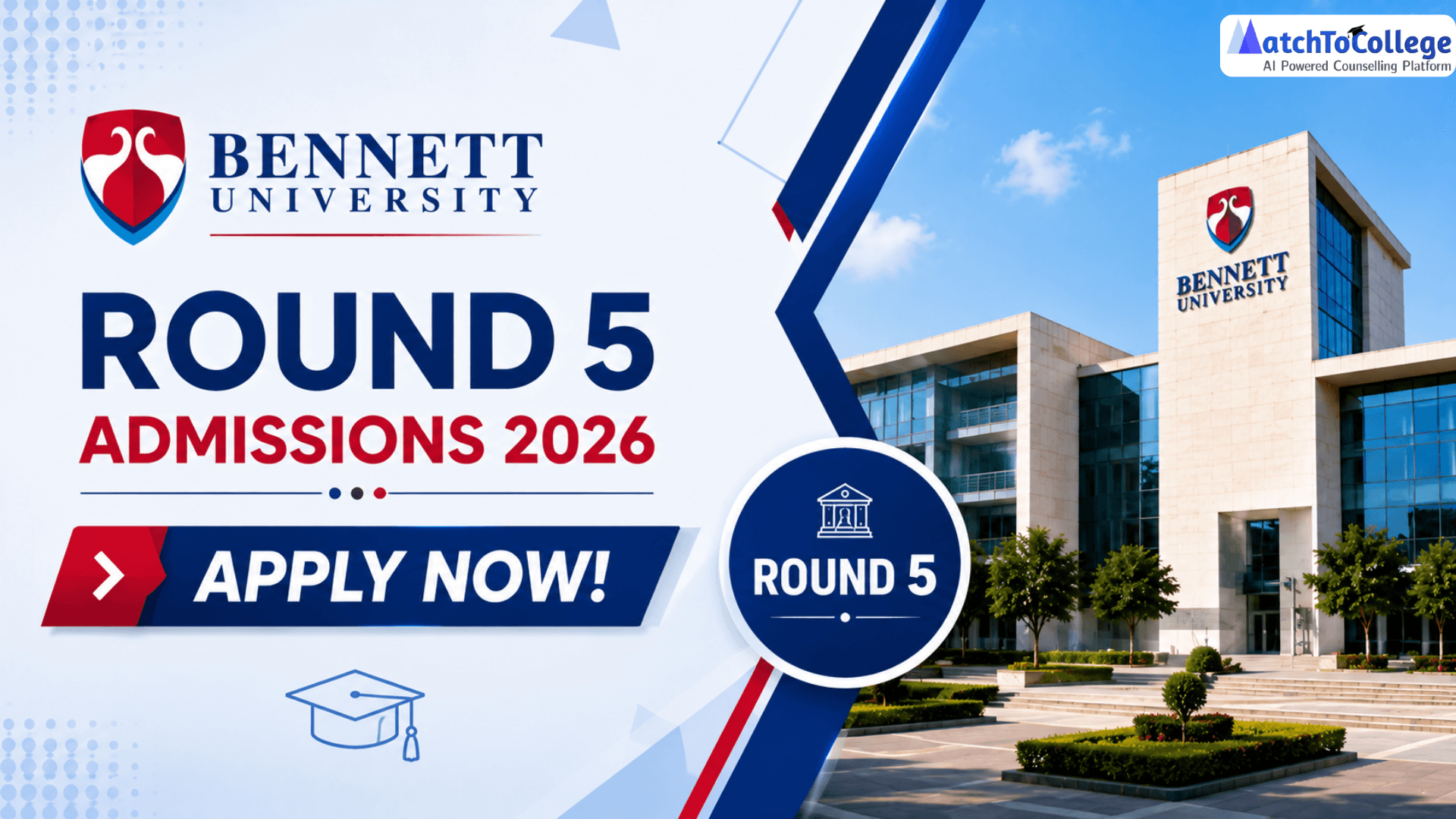 Bennett University Round 5 Admissions 2026: Apply Now!