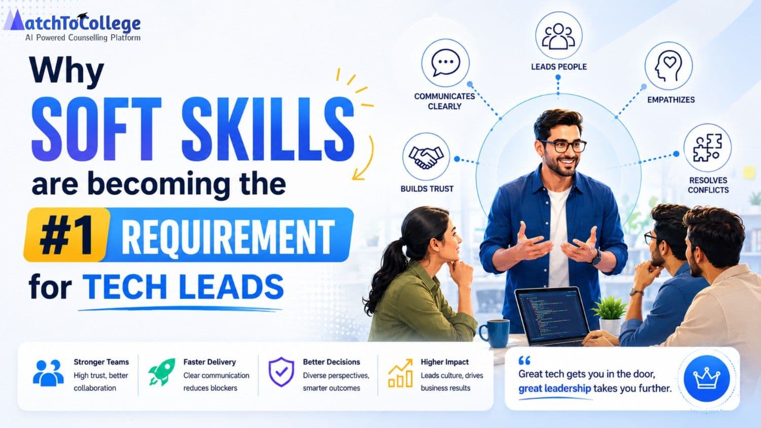 Why "Soft Skills" are becoming the #1 requirement for Tech Leads.