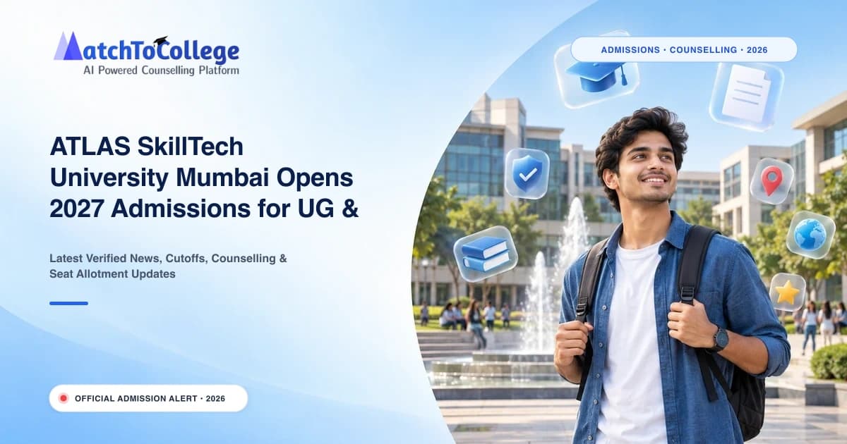 ATLAS SkillTech University Mumbai Opens 2027 Admissions for UG & PG Programs