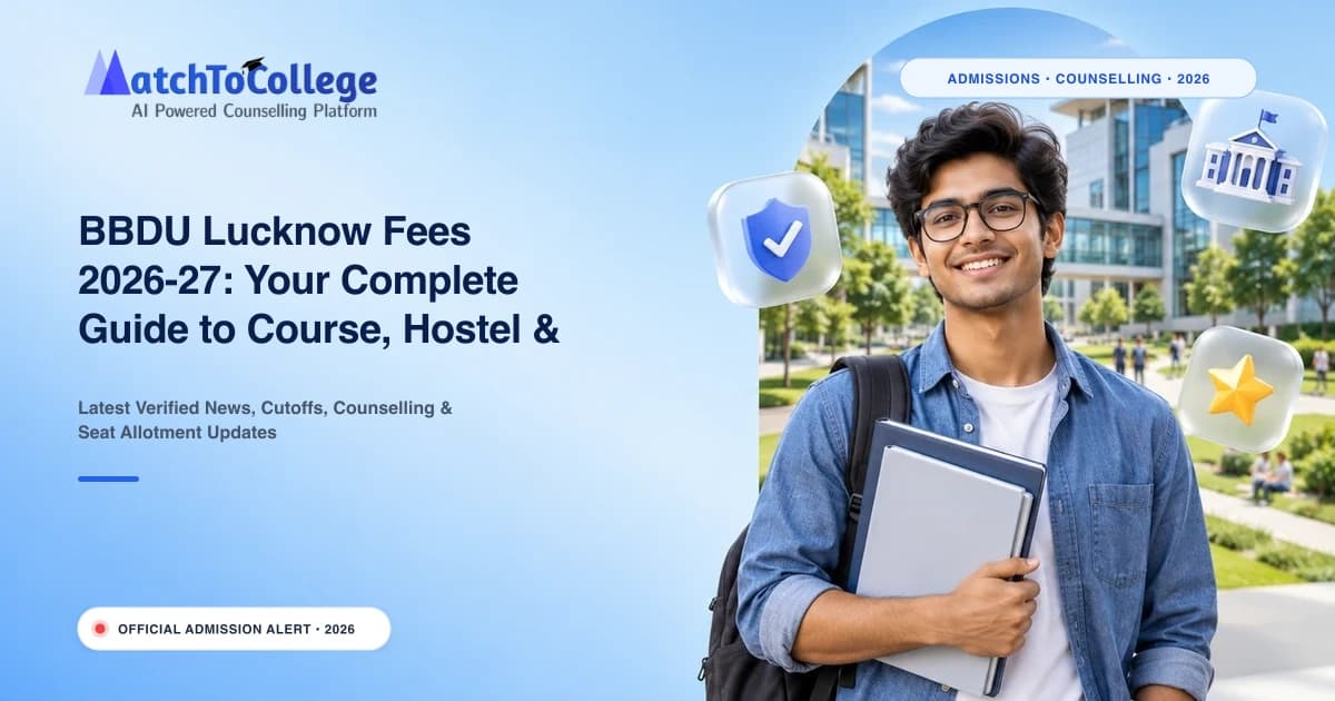 BBDU Lucknow Fees 2026-27: Your Complete Guide to Course, Hostel & Other Charges
