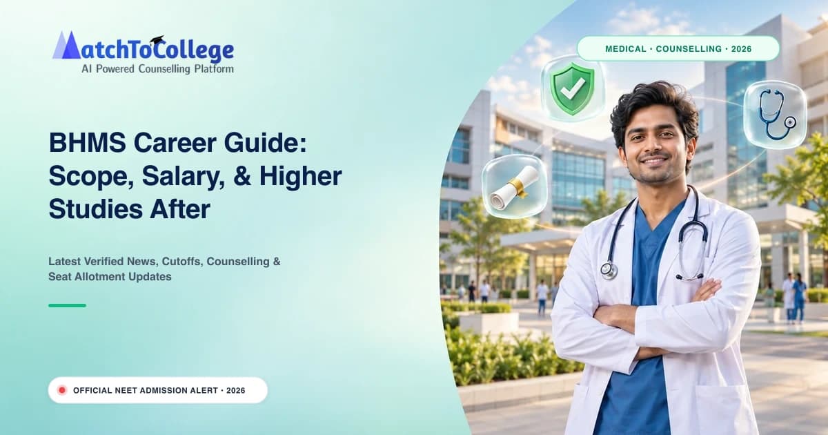 BHMS Career Guide: Scope, Salary, & Higher Studies After Homoeopathy