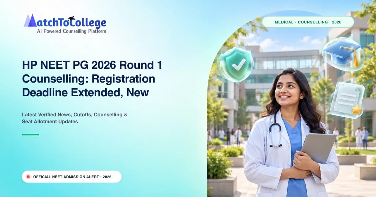 HP NEET PG 2026 Round 1 Counselling: Registration Deadline Extended, New Schedule Awaited