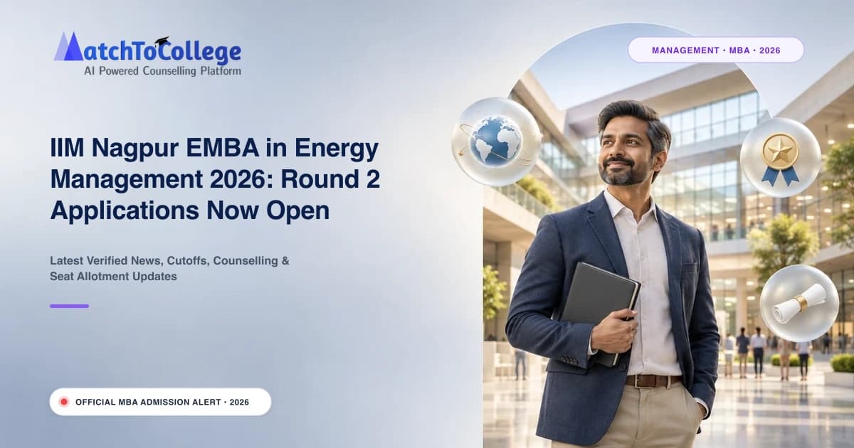 IIM Nagpur EMBA in Energy Management 2026: Round 2 Applications Now Open