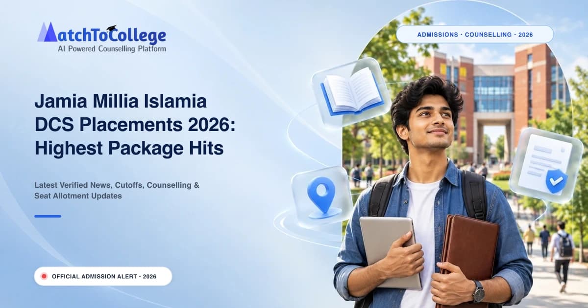 Jamia Millia Islamia DCS Placements 2026: Highest Package Hits ₹15 LPA