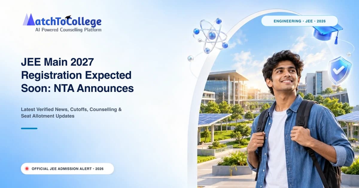 JEE Main 2027 Registration Expected Soon: NTA Announces Session 1 Exam Dates