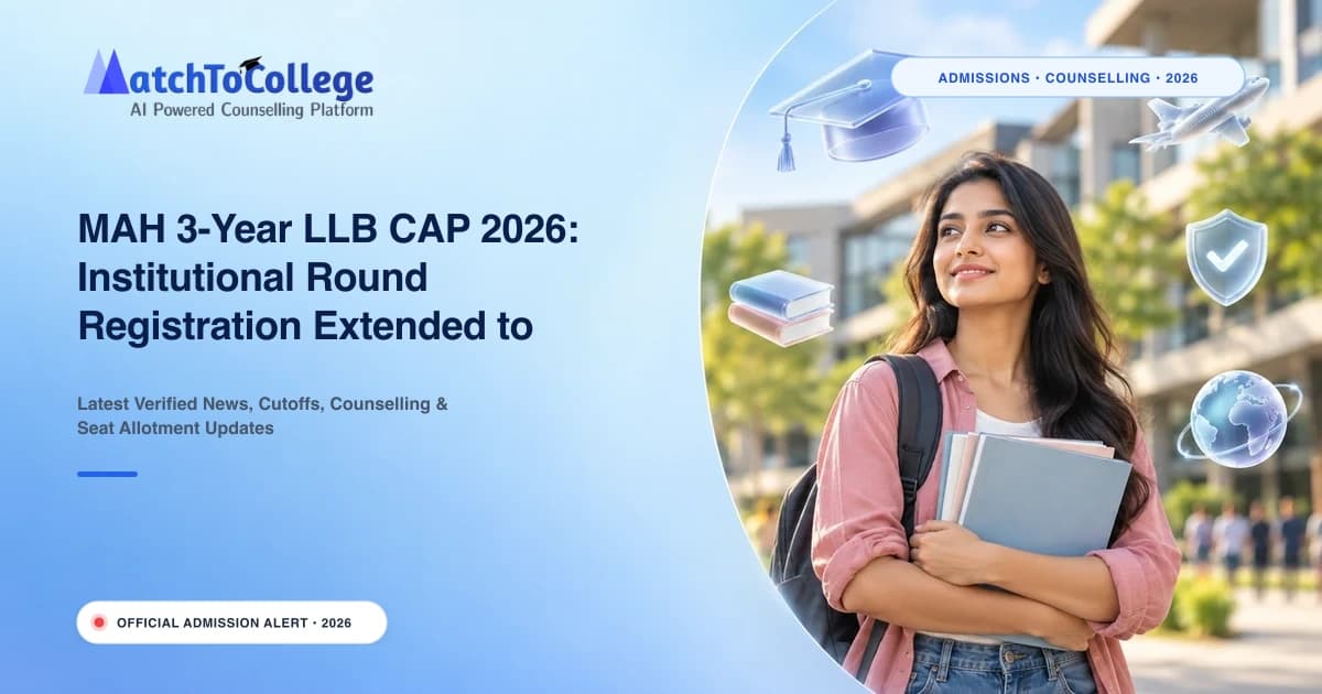 MAH 3-Year LLB CAP 2026: Institutional Round Registration Extended to Oct 1