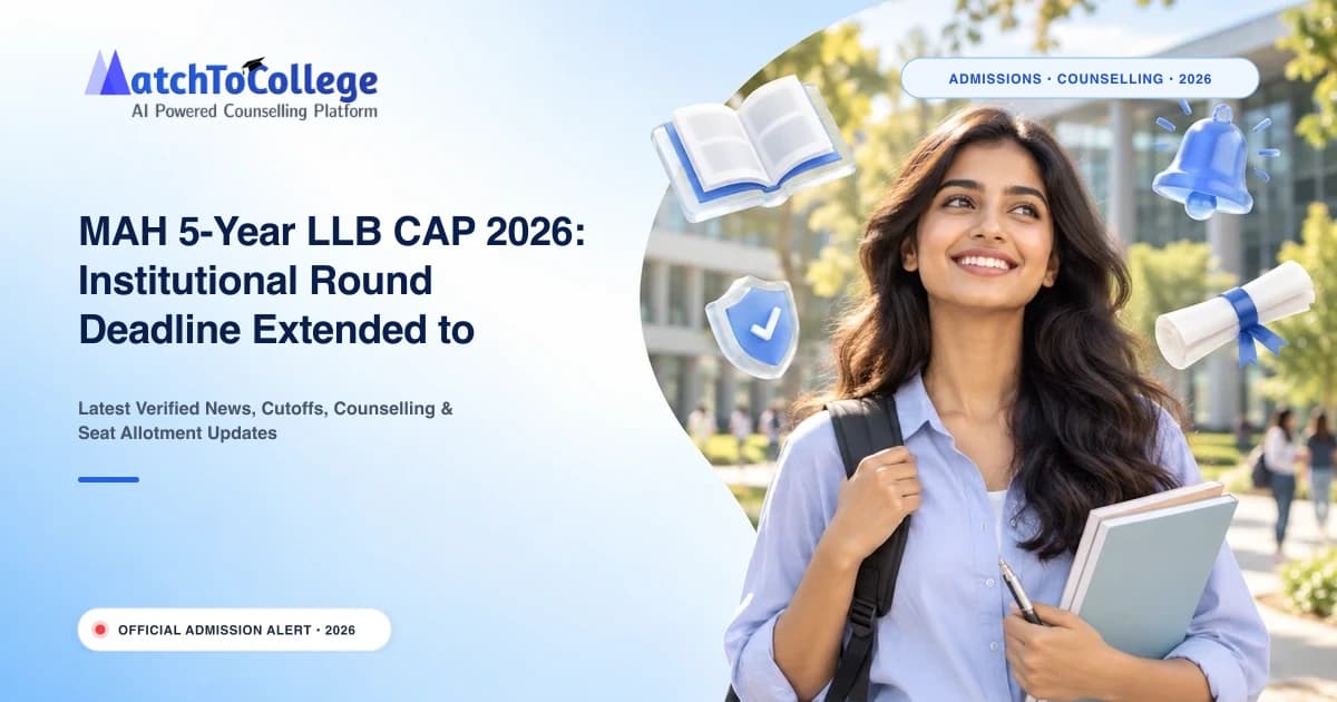 MAH 5-Year LLB CAP 2026: Institutional Round Deadline Extended to October 8!