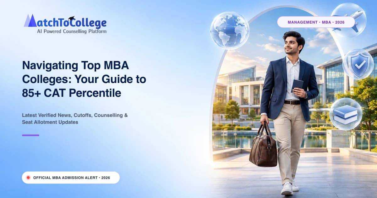 Navigating Top MBA Colleges: Your Guide to 85+ CAT Percentile Admissions