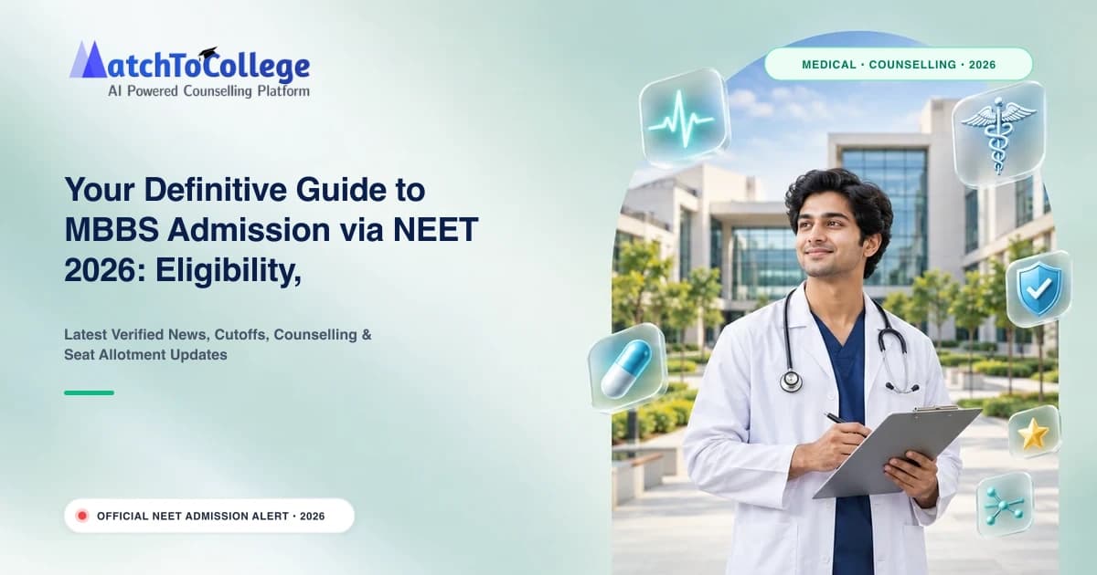 Your Definitive Guide to MBBS Admission via NEET 2026: Eligibility, Colleges & Strategy