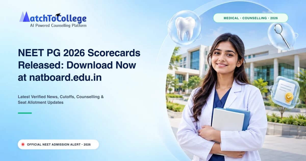 NEET PG 2026 Scorecards Released: Download Now at natboard.edu.in