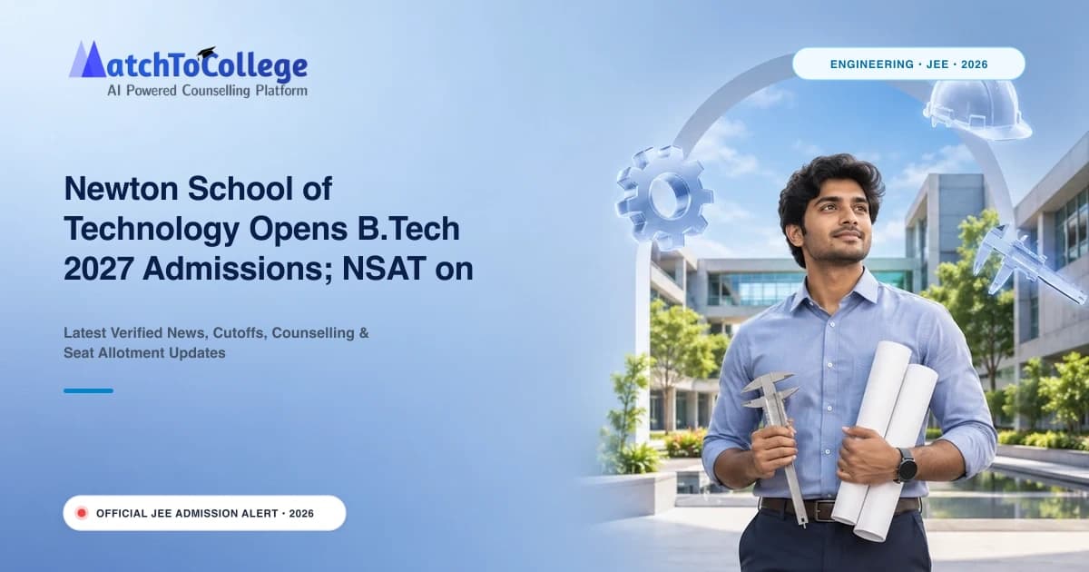 Newton School of Technology Opens B.Tech 2027 Admissions; NSAT on Jan 7