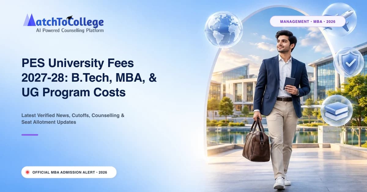 PES University Fees 2027-28: B.Tech, MBA, & UG Program Costs Revealed