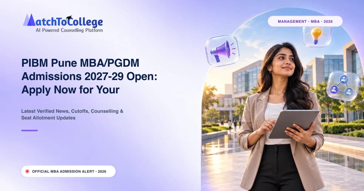 PIBM Pune MBA/PGDM Admissions 2027-29 Open: Apply Now for Your Management Career
