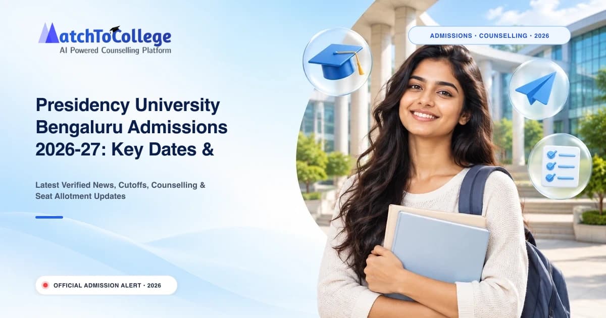 Presidency University Bengaluru Admissions 2026-27: Key Dates & Eligibility