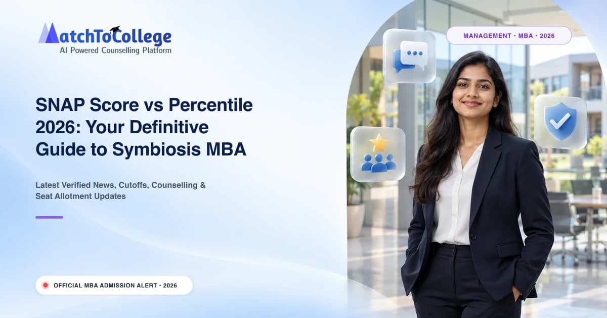 SNAP Score vs Percentile 2026: Your Definitive Guide to Symbiosis MBA Admissions