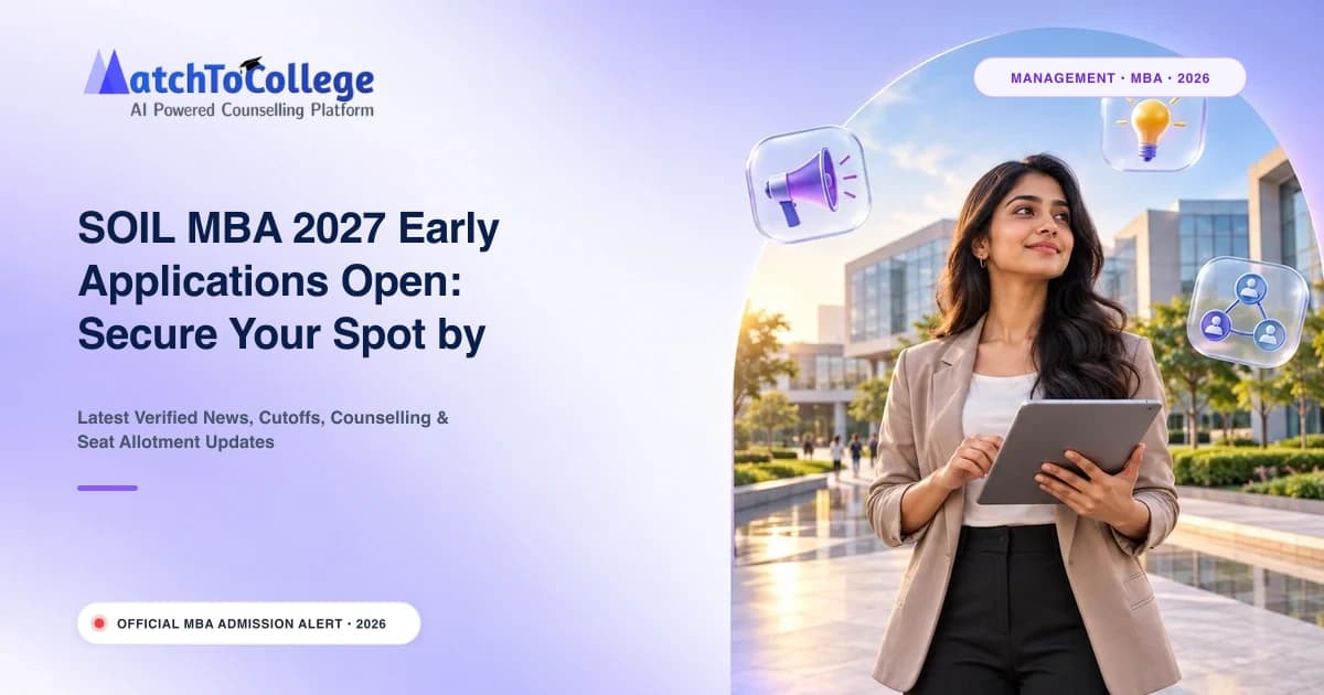 SOIL MBA 2027 Early Applications Open: Secure Your Spot by October 10