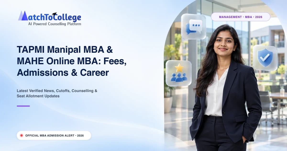 TAPMI Manipal MBA & MAHE Online MBA: Fees, Admissions & Career Guide