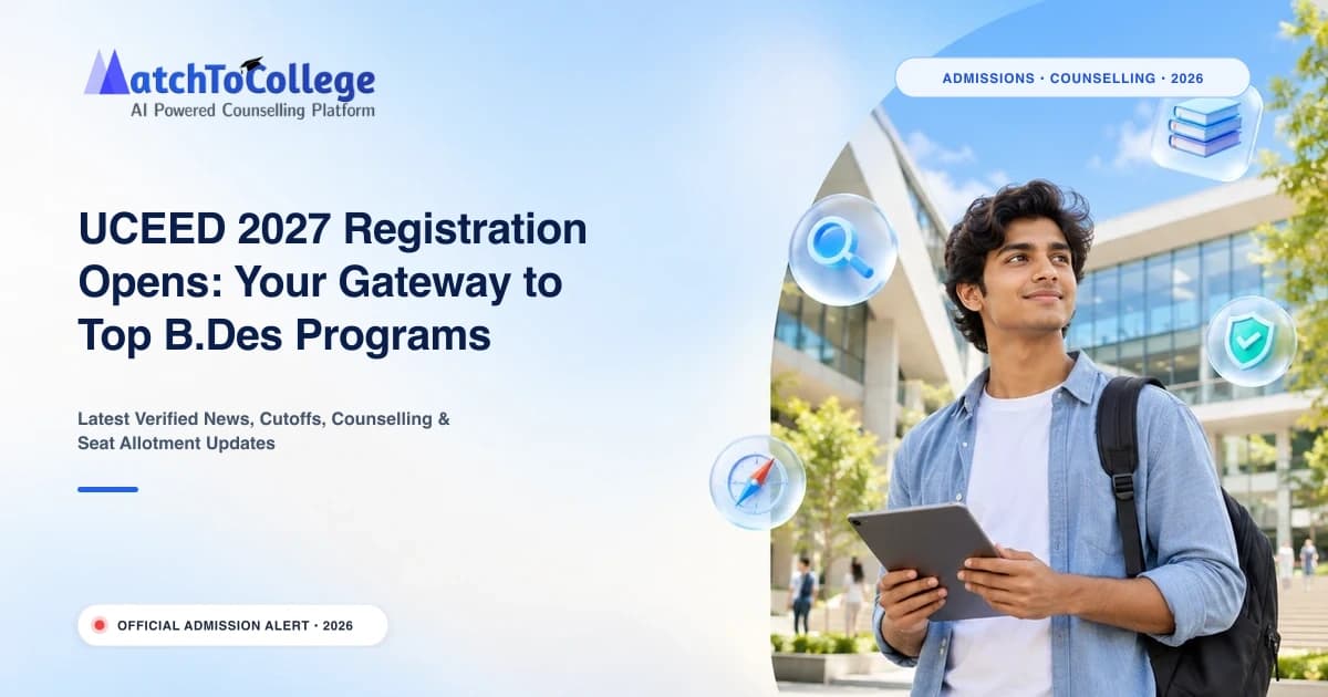 UCEED 2027 Registration Opens: Your Gateway to Top B.Des Programs