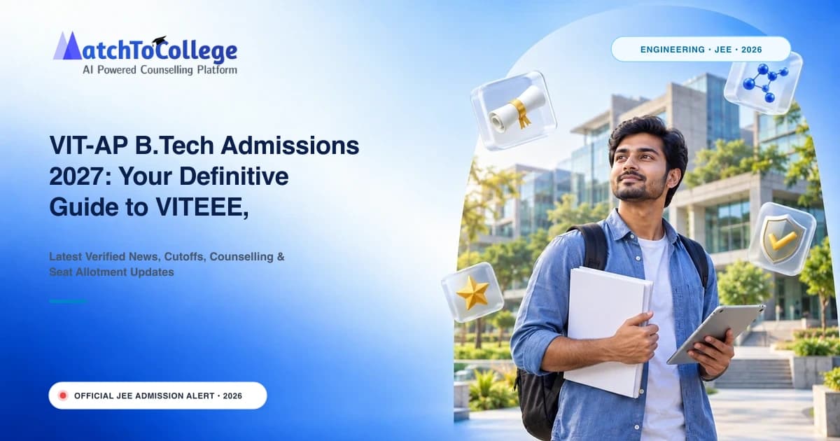 VIT-AP B.Tech Admissions 2027: Your Definitive Guide to VITEEE, Eligibility & Counselling