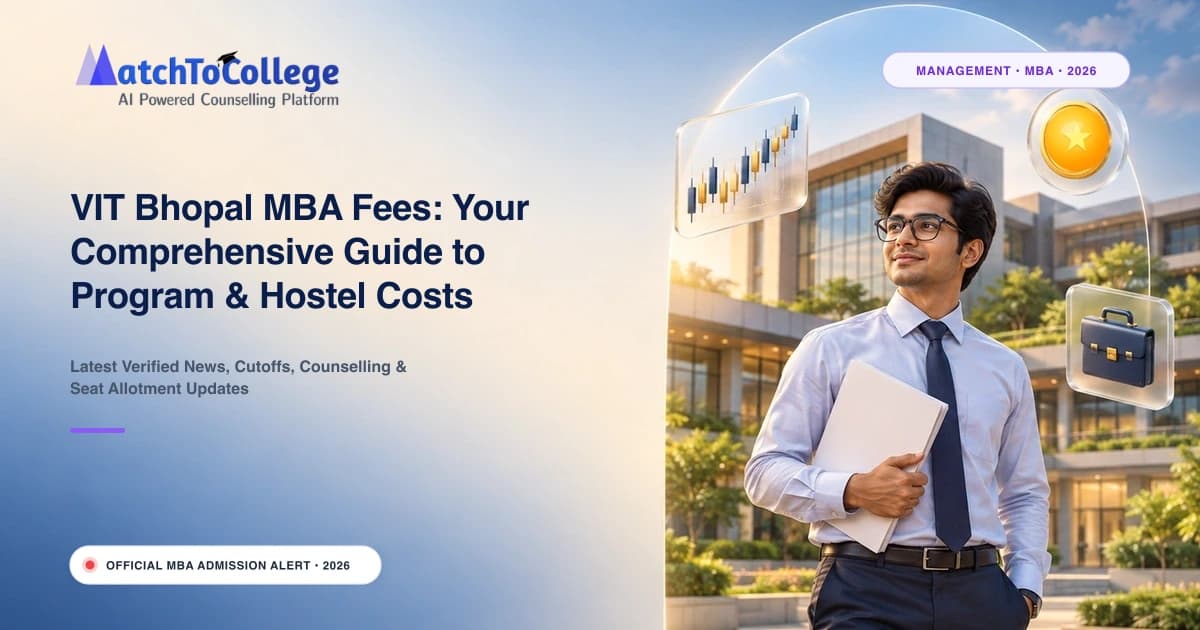 VIT Bhopal MBA Fees: Your Comprehensive Guide to Program & Hostel Costs