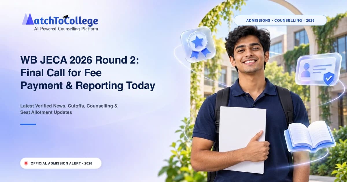 WB JECA 2026 Round 2: Final Call for Fee Payment & Reporting Today at 5 PM