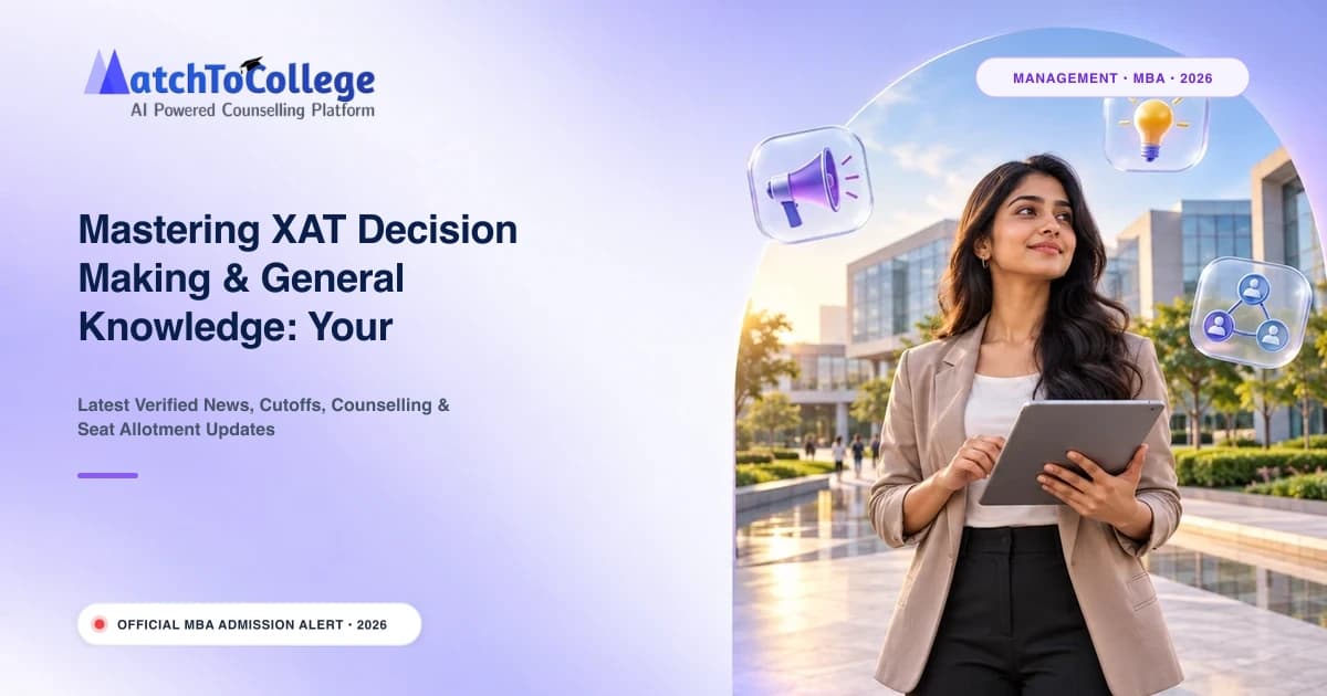 Mastering XAT Decision Making & General Knowledge: Your Definitive Guide