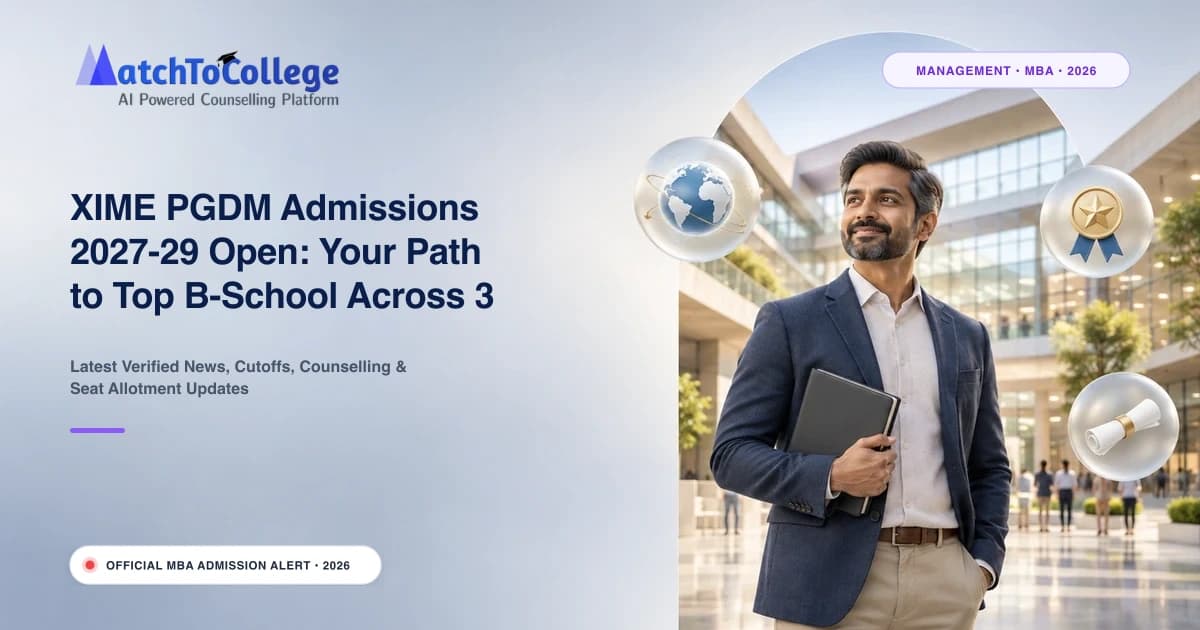 XIME PGDM Admissions 2027-29 Open: Your Path to Top B-School Across 3 Campuses